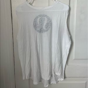 lulu white tank top